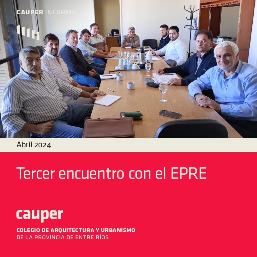 Se realizó la tercera reunión con el EPRE