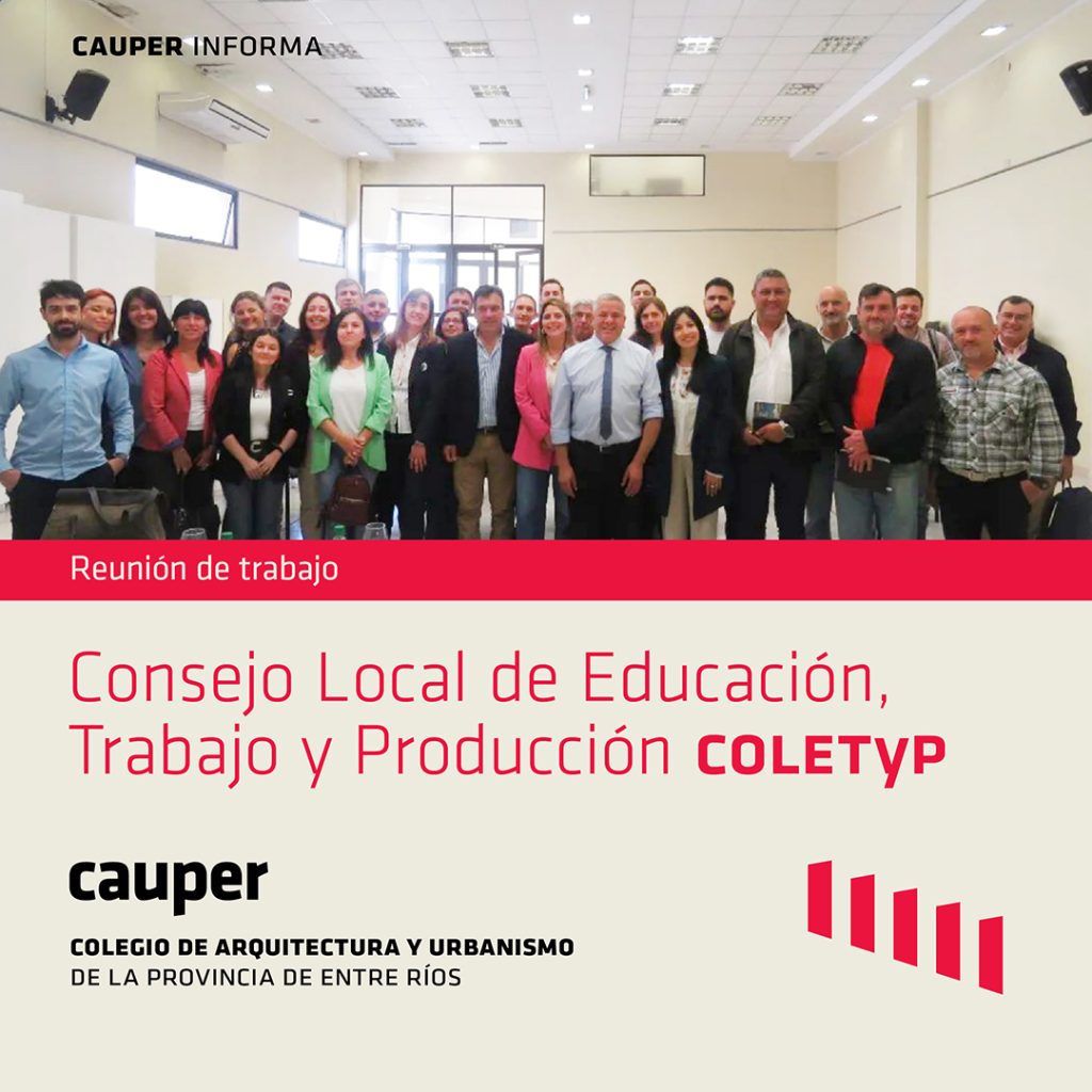 Reunión para la Conformación del Consejo Local de Educación, Trabajo y Producción (COLETyP)