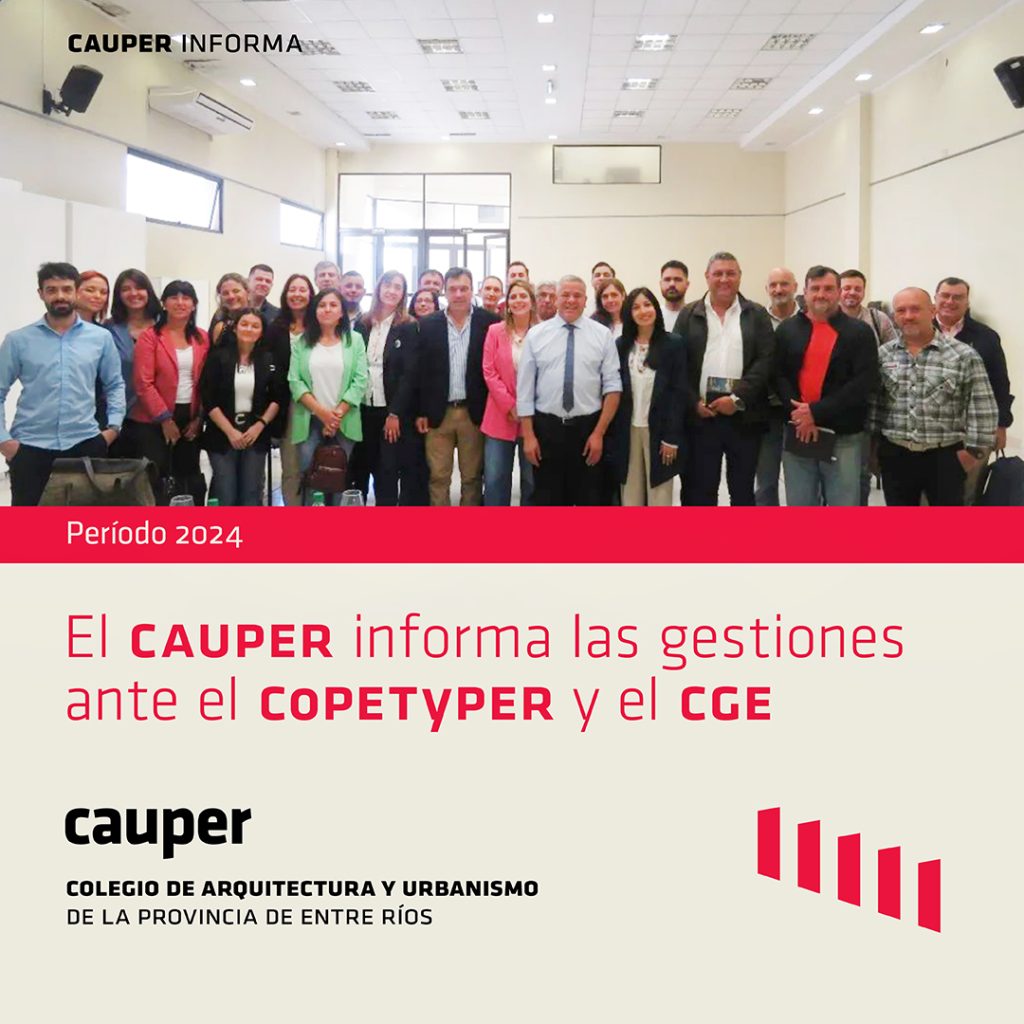 Los representantes del CAUPER en el CoPETyPER y CoLETyP presentaron su informe anual